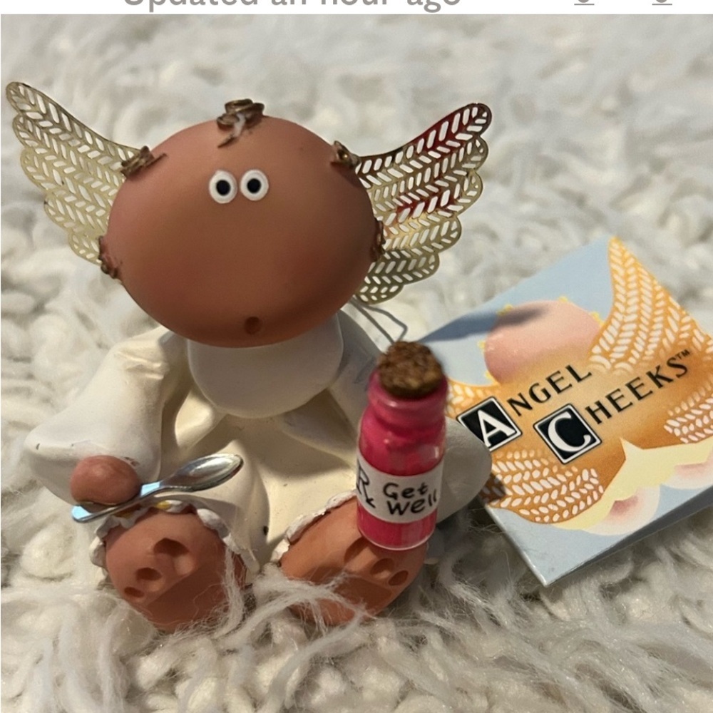 Kirks Kritters Angel Cheeks  Russ RX get well soon 2001 Vintage